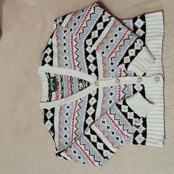 American Eagle Y2K Oversized Multicolour Cardigan US XS - Picture 7 of 14